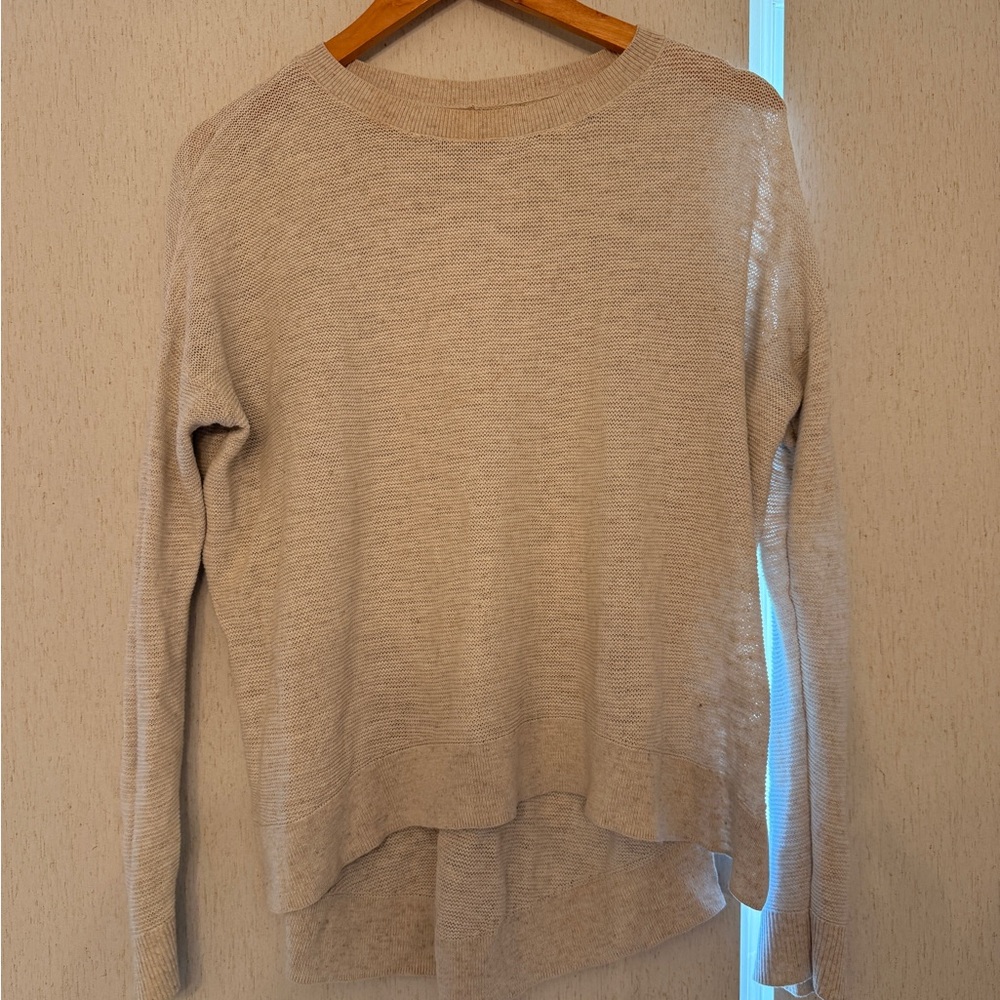 Lou & Grey Light Tan Knit Sweater